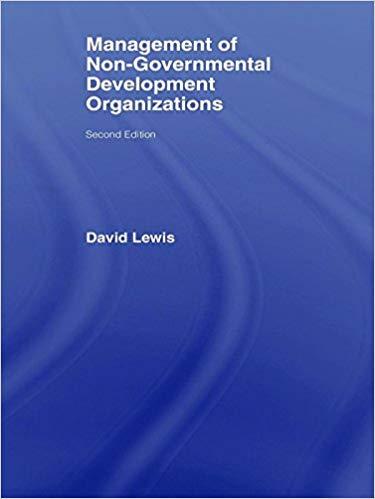 (PDF)The Management of Non-Governmental Development Organizations 1st Edition