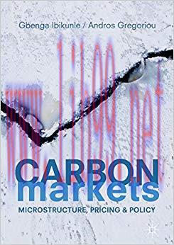 (PDF)Carbon Markets: Microstructure, Pricing and Policy 1st ed. 2018 Edition