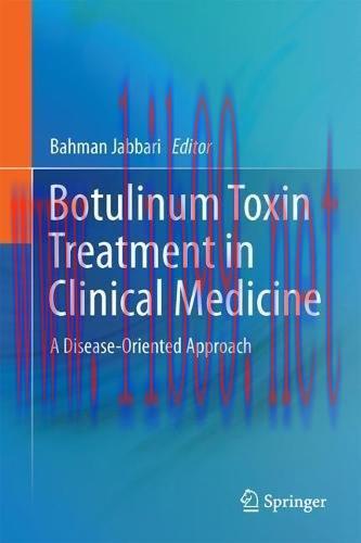 [AME]Botulinum Toxin Treatment in Clinical Medicine: A Disease-Oriented Approach (PDF)