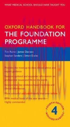 [AME]Oxford Handbook for the Foundation Programme, 4th Edition