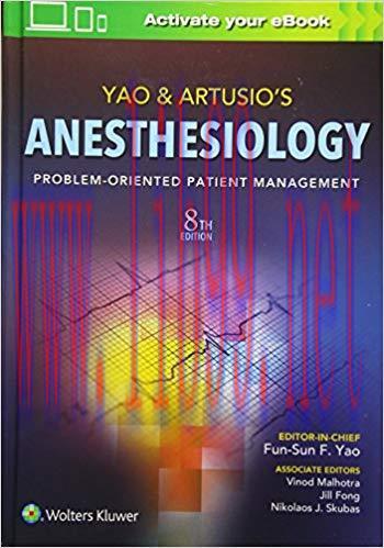 [CHM]Yao & Artusio&rsquo;s Anesthesiology, 8e