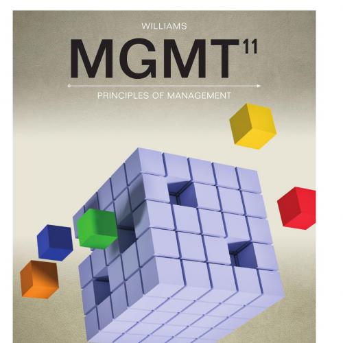 MGMT Principles of Management 11th Edition by Chuck Williams 160Yuan