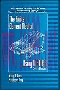 (PDF)The Finite Element Method Using MATLAB (Mechanical and Aerospace Engineering Series)