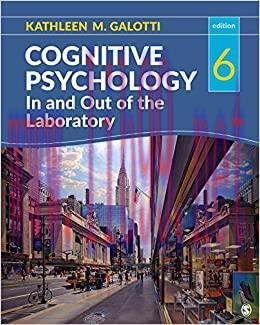 (PDF)Cognitive Psychology In and Out of the Laboratory 6th Edition, Kindle Edition