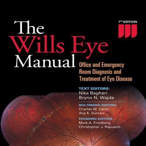 Wills Eye Manual 7th Edition Nika Bagheri, The