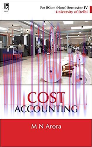 (PDF)Cost Accounting (For B. Com, Sem.4, Delhi University)