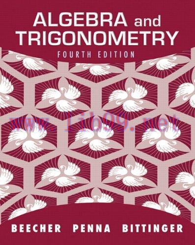 [FOX-Ebook]Algebra and Trigonometry, 4th Edition