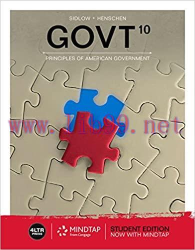 (PDF)GOVT (with MindTap Political Science, 1 term (6 months) Printed Access Card)