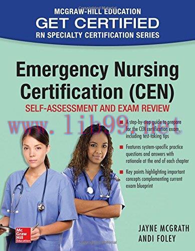 [AME]Emergency Nursing Certification (CEN): Self-Assessment and Exam Review (EPUB)