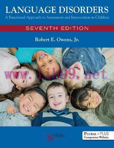 [AME]Language Disorders: A Functional Approach to Assessment and Intervention in Children, 7th ...