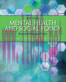 [AME]Mental Health and Social Policy: Beyond Managed Care, 6th Edition
