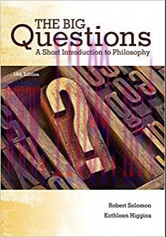 (PDF)The Big Questions: A Short Introduction to Philosophy