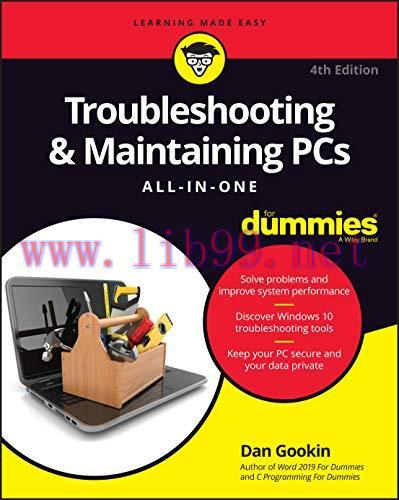 [FOX-Ebook]Troubleshooting & Maintaining PCs All-in-One For Dummies, 4th Edition