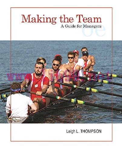 [FOX-Ebook]Making the Team: A Guide for Managers, 6th Edition