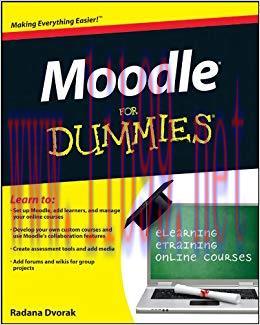 Moodle For Dummies® 1st Edition,