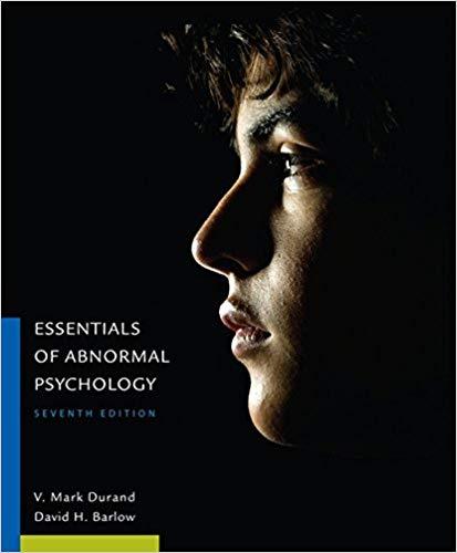 (Test Bank)Essentials of Abnormal Psychology 7th Edition by Vincent Mark Durand.zip