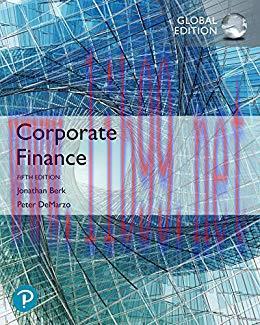 Test Bank for Corporate Finance, Global Edition 5th Edition by Jonathan Berk