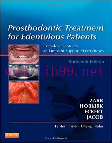 [PDF]Prosthodontic Treatment for Edentulous Patients, 13th Edition