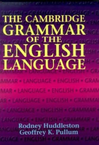 The Cambridge Grammar of the English Language