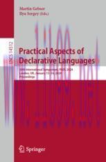 [PDF]Practical Aspects of Declarative Languages: 26th International Symposium, PADL 2024, Londo...