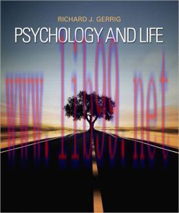 [AME]Psychology and Life, 20th Edition