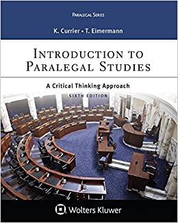 (PDF)Introduction to Paralegal Studies A Critical Thinking Approach (Aspen Paralegal Series)