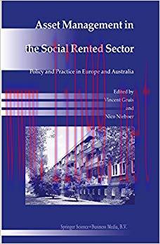(PDF)Asset Management in the Social Rented Sector: Policy and Practice in Europe and Australia ...