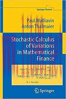 (PDF)Stochastic Calculus of Variations in Mathematical Finance (Springer Finance) 2006 Edition