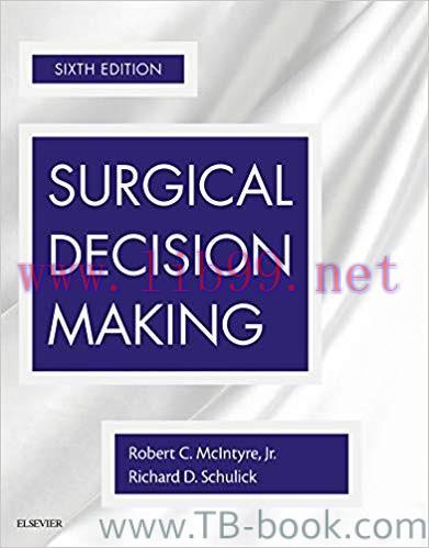 Surgical Decision Making 6th Edition by Robert C. McIntyre