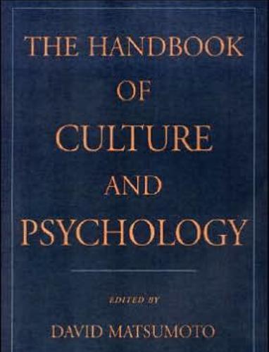 Handbook of Culture and Psychology, The