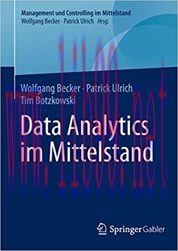 (PDF)Data Analytics im Mittelstand (Management und Controlling im Mittelstand) (German Edition)...