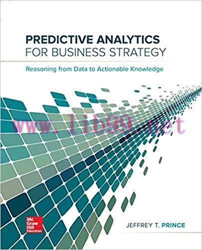 (PDF)Predictive Analytics for Business Strategy 1st Edition by Jeff Prince