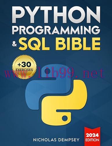 [FOX-Ebook]Python Programming & SQL Bible: From_ Zero to High-Paying Jobs: The Update_d Crash C...