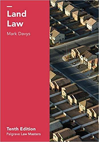 Land Law 10th Edition [Mark Davys]