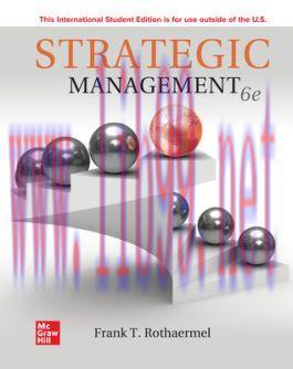 [PDF]ISE Ebook Strategtic Management Concepts 6th Edition [Frank T. Rothaermel]