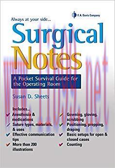 (PDF)Surgical Notes A Pocket Survival Guide for the Operating Room (Davis&rsquo;s Notes) 1st Edition