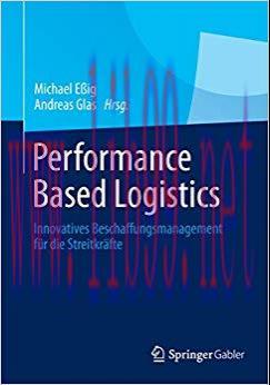 (PDF)Performance Based Logistics: Innovatives Beschaffungsmanagement f&uuml;r die Streitkr&auml;fte (Germ...