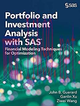 [PDF]Portfolio and Investment Analysis with SAS