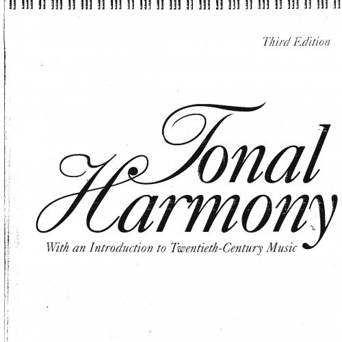 Tonal Harmony 3rd