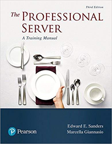 (PPT)The Professional Server A Training Manual , 3rd Edition Edward E. Sanders.zip