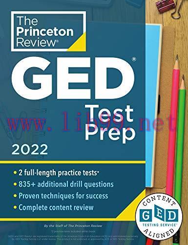 [FOX-Ebook]Princeton Review GED Test Prep, 2022: Practice Tests + Review & Techniques + Online ...
