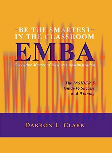 (PDF)BE THE SMARTEST IN THE CLASSROOM EMBA Executive Master of Business Administration: The INS...