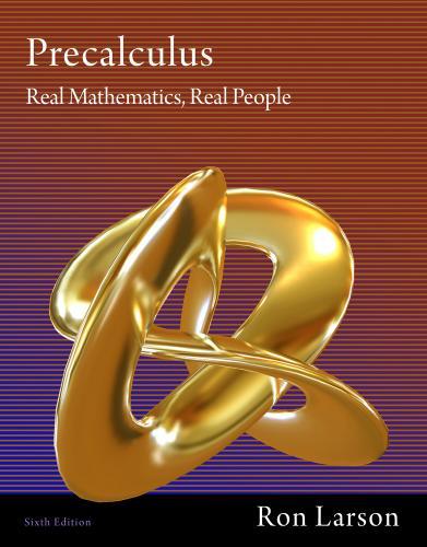 Precalculus Real Mathematics Real People 6th Edition 1111427631