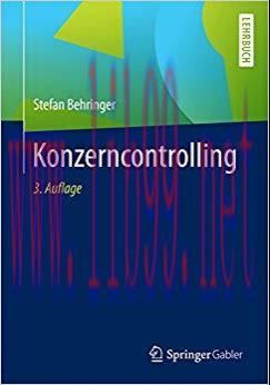 (PDF)Konzerncontrolling (German Edition) 3rd Edition