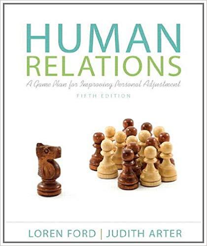 (Study Guide)Human Relations A Game Plan for Improving Personal Adjustment, 5th Edition.zip
