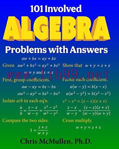 [FOX-Ebook]101 Involved Algebra Problems with Answers