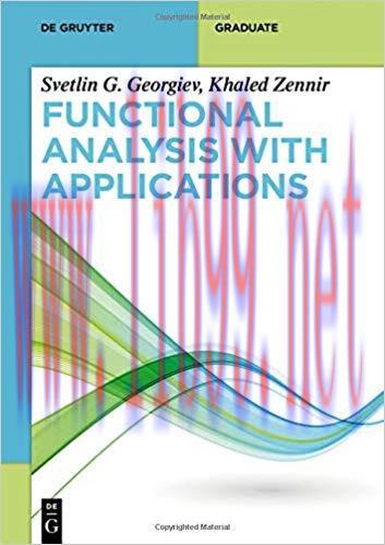 [PDF]Functional Analysis with Applications