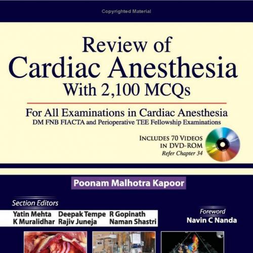 Review of Cardiac Anesthesia with 2,100 MCQs - Wei Zhi