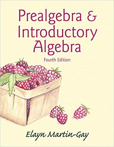 (Solution Manual)Prealgebra & Introductory Algebra,4th Edition by Elayn Martin-Gay.zip
