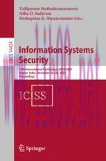 [PDF]Information Systems Security: 19th International Conference, ICISS 2023, Raipur, India, De...